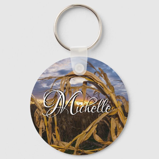 Ozarks Harvest Custom Keychain (Front)