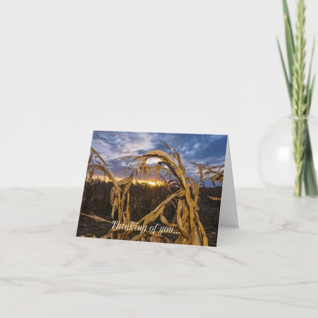 Ozarks Harvest Thinking Of You Card (Front)