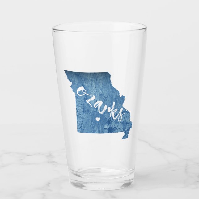 Ozarks, Missouri Wood Grain Glass (Front)