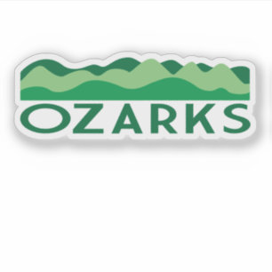 Ozarks with hills graphic Arkansas Missouri
