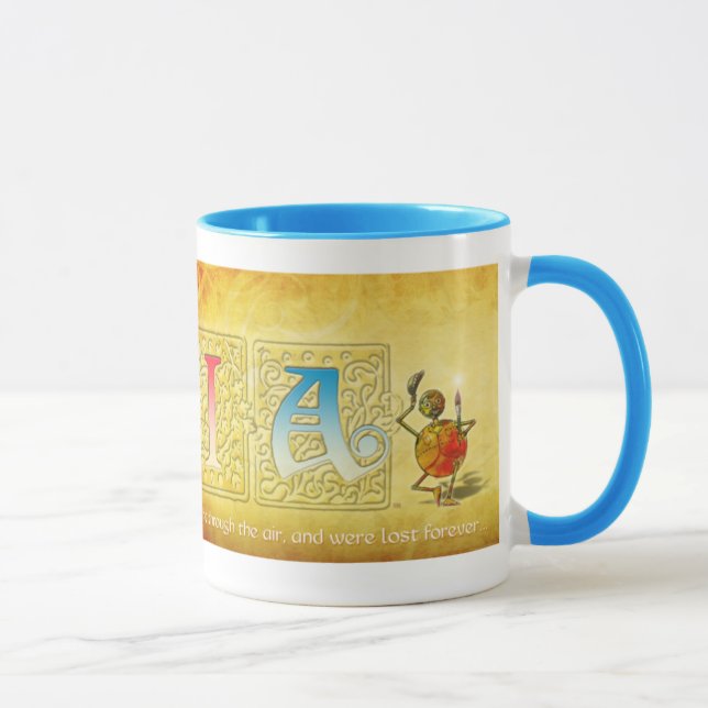 Ozia logo - coffee mug featuring Tik Tok (Right)