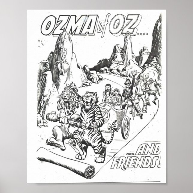 Ozma of Oz and Friends Poster (Front)