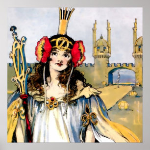 “Ozma of Oz” by John R Neill Poster