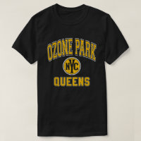 Ozone Park Queens Nyc Varsity Style Amber Print