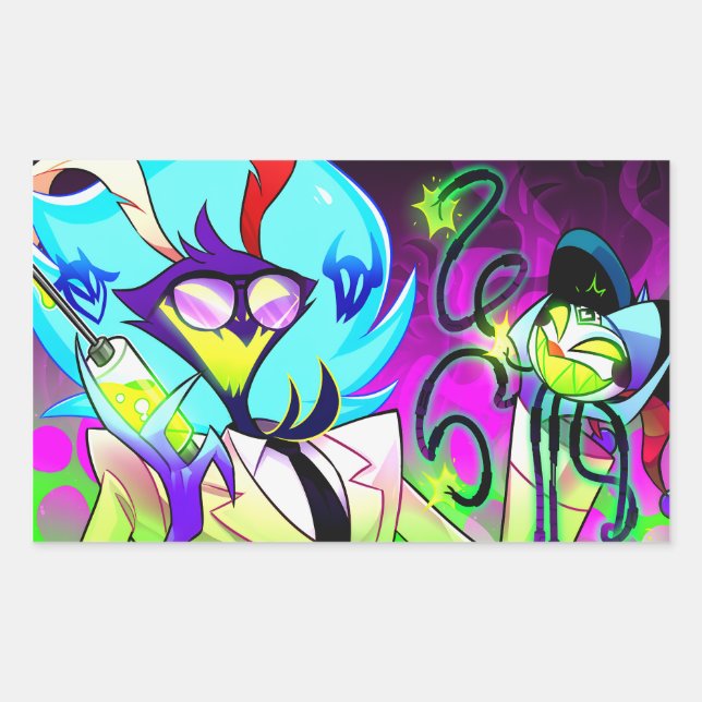 Ozzie Halloween Slasher | Helluva Boss |  Sticker (Front)