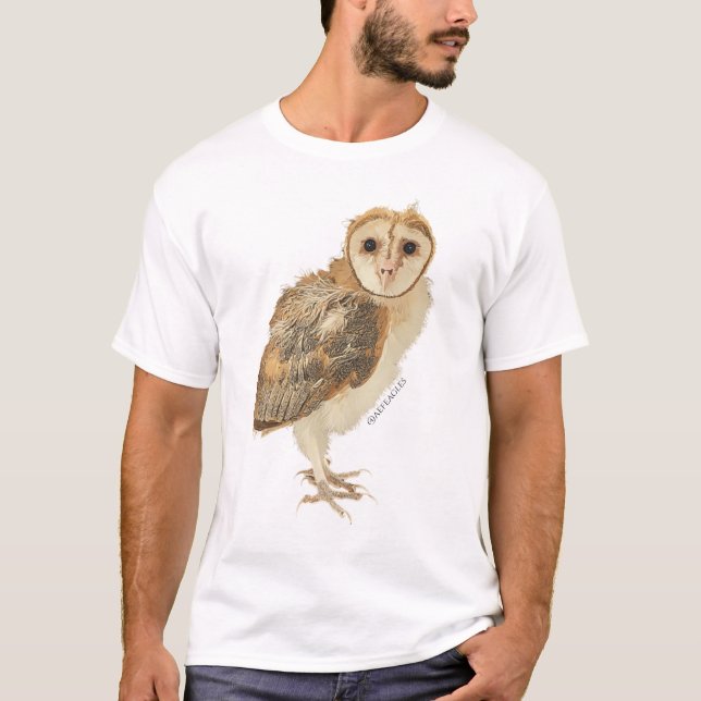 Ozzy the Barn Owl T-Shirt (Front)