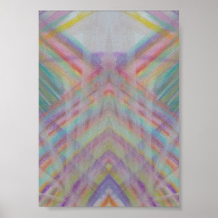 P23M Unique Colourful Abstract Art Poster