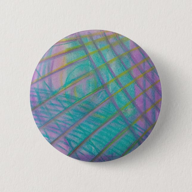 P34 Unique Colourful Abstract Art 2 Inch Round Button (Front)
