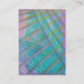 P34 Unique Colourful Abstract Art Business Card