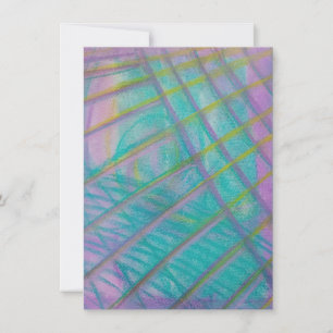 P34 Unique Colourful Abstract Art Card