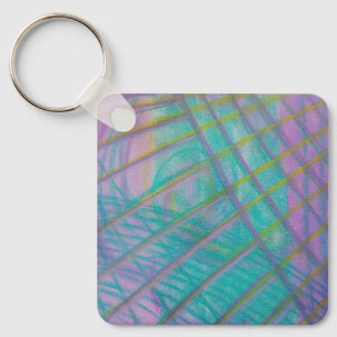 P34 Unique Colourful Abstract Art Keychain
