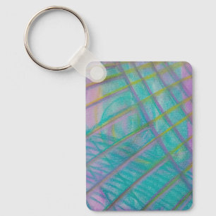 P34 Unique Colourful Abstract Art Keychain