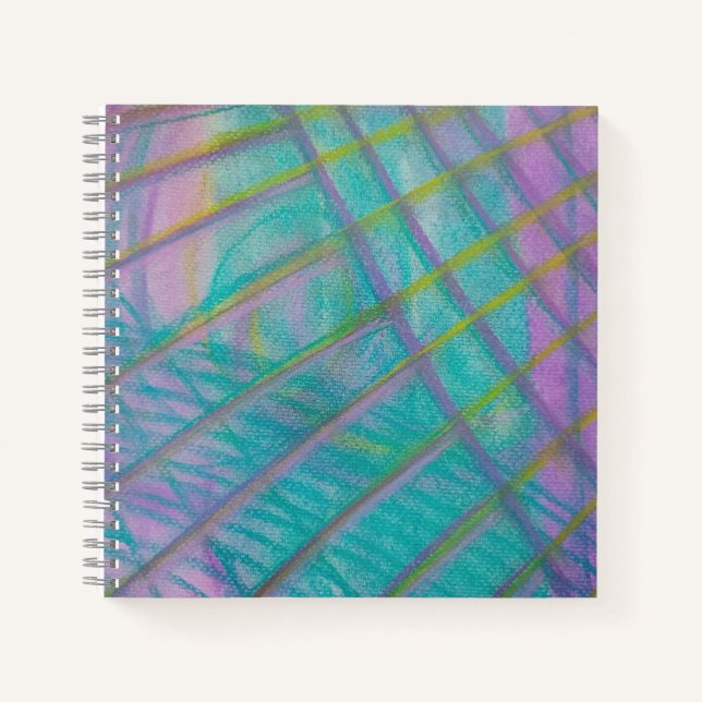P34 Unique Colourful Abstract Art Notebook (Front)