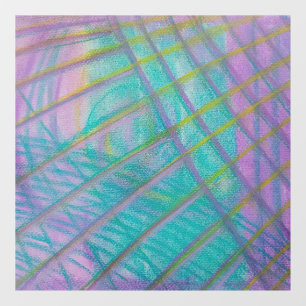 P34 Unique Colourful Abstract Art Window Cling
