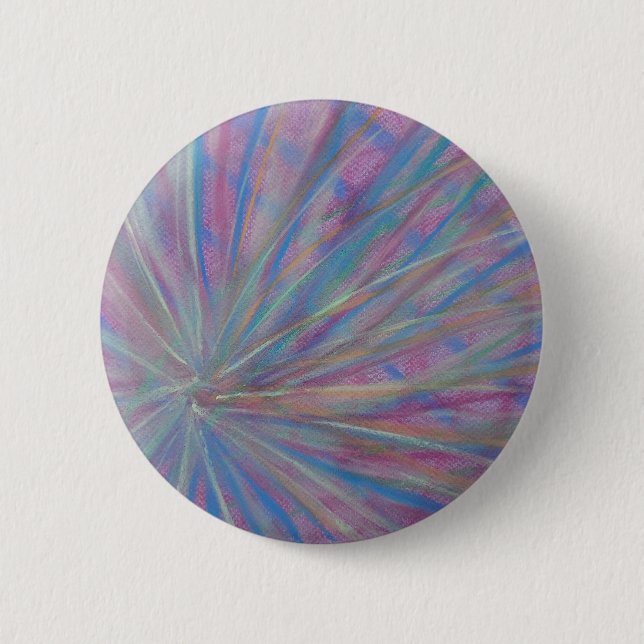 P36 Unique Colourful Abstract Art 2 Inch Round Button (Front)