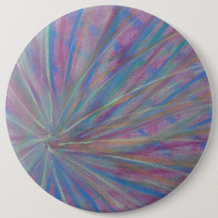 P36 Unique Colourful Abstract Art 6 Inch Round Button