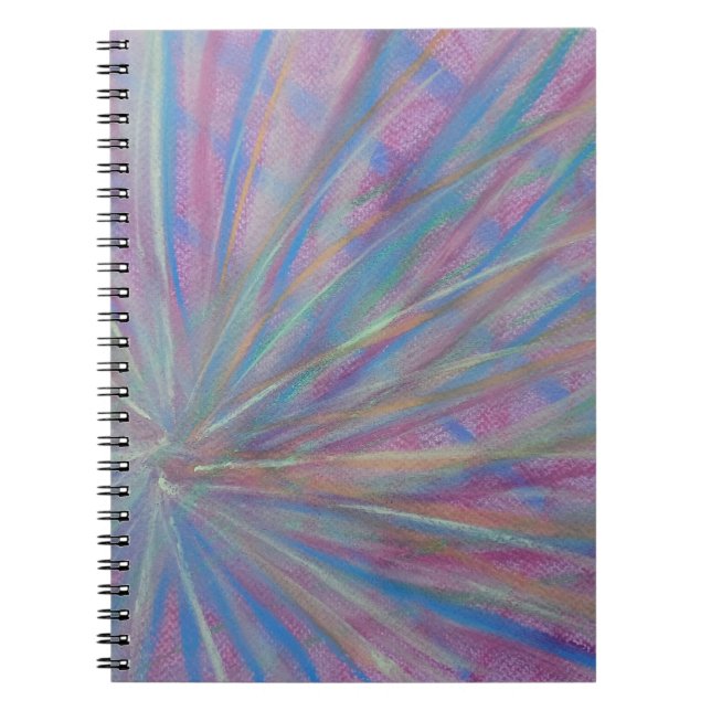 P36 Unique Colourful Abstract Art Notebook (Front)