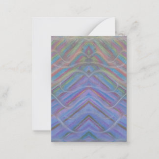 P40M Unique Colourful Abstract Art Card