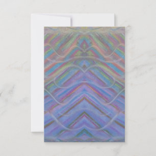 P40M Unique Colourful Abstract Art Card