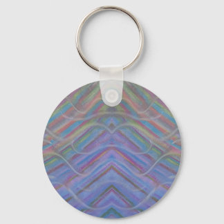 P40M Unique Colourful Abstract Art Keychain