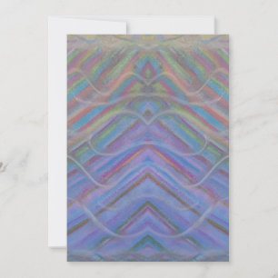 P40M Unique Colourful Abstract Art Thank You Card