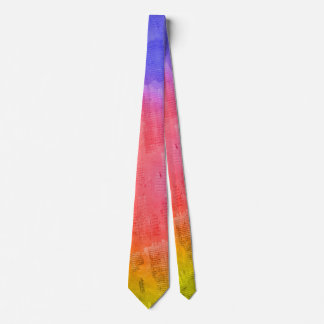 P45 Manuscript Tie - Psychedelic