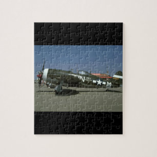 P47, Left View._WWII Planes Jigsaw Puzzle