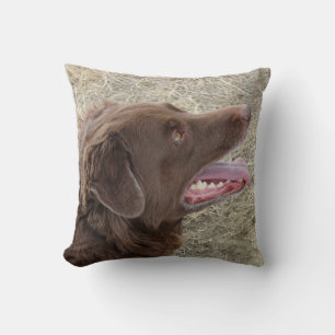 P4 Flatlandersam Profile Throw Pillow