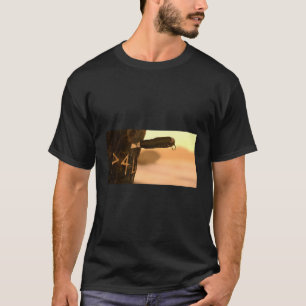 P4L Pogues For Life Knife Letters Etched In Tree N T-Shirt