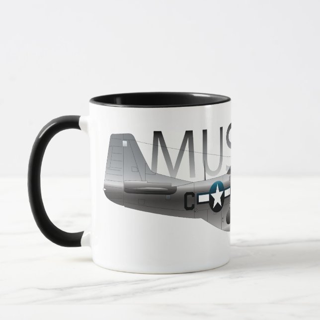 P51 Mustang Mug (Left)