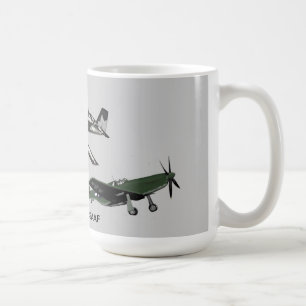 P51 Mustang US Fighter Mug