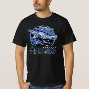 P51 Mustang USAF Fighter Plane T-Shirt