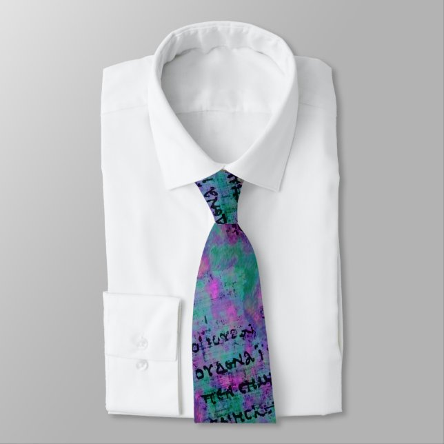 P52 Psychedelic Tie - Darker (Tied)