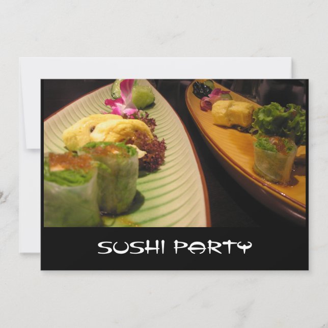 P6100089, Sushi Party Invitation (Front)