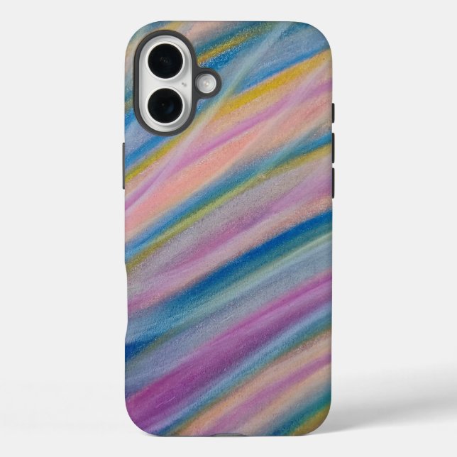P6 Unique Colorful Abstract Art Case-Mate iPhone Case (Back)