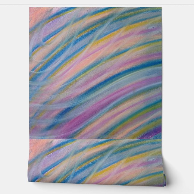 P6 Unique Colorful Abstract Art Wallpaper (Unrolling)
