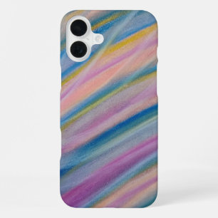 P6 Unique Colourful Abstract Art iPhone 16 Plus Case