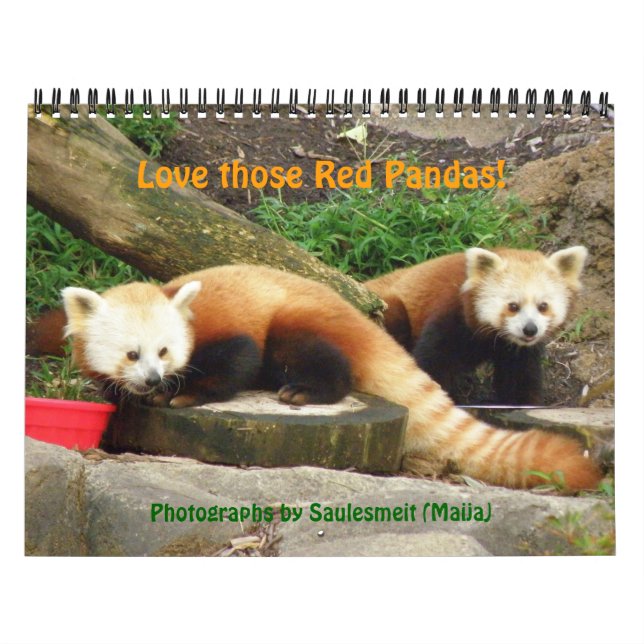 P8310607, Love those Red Pandas!, ... - Customized Calendar (Cover)