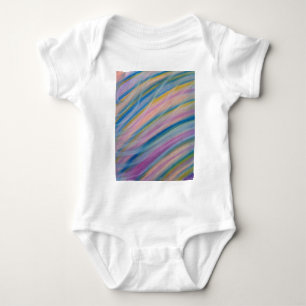 P8 Unique Colourful Abstract Art Baby Bodysuit