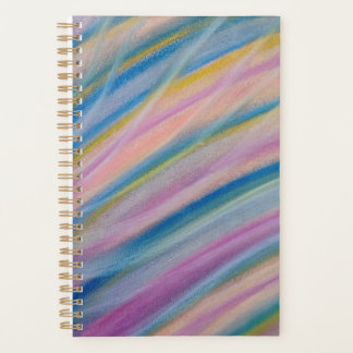 P8 Unique Colourful Abstract Art Planner