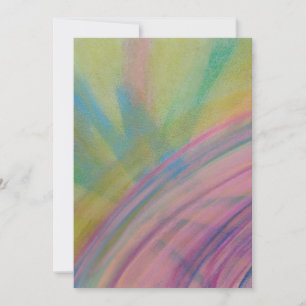 P9 Unique Colourful Abstract Art Card