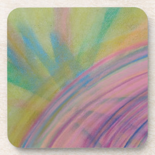 P9 Unique Colourful Abstract Art Coaster