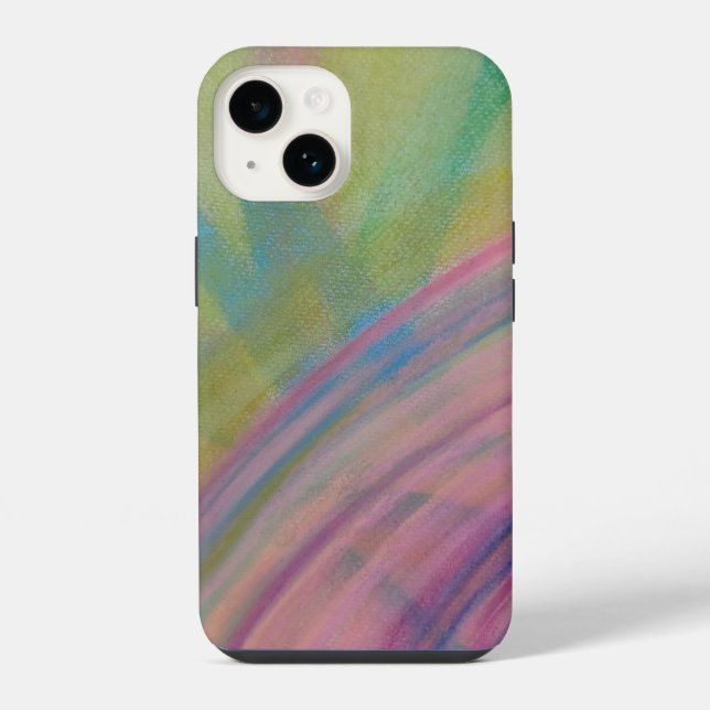P9 Unique Colourful Abstract Art iPhone Case (Back)