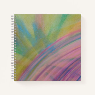 P9 Unique Colourful Abstract Art Notebook