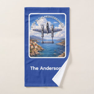 P-38 Lightning au-dessus de la Méditerranée