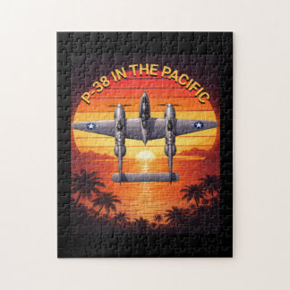 P-38 Lightning in the Pacific Theater Jigsaw Puzzle