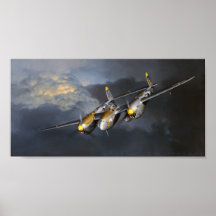 P-38 Lightning Jack Fellows Art