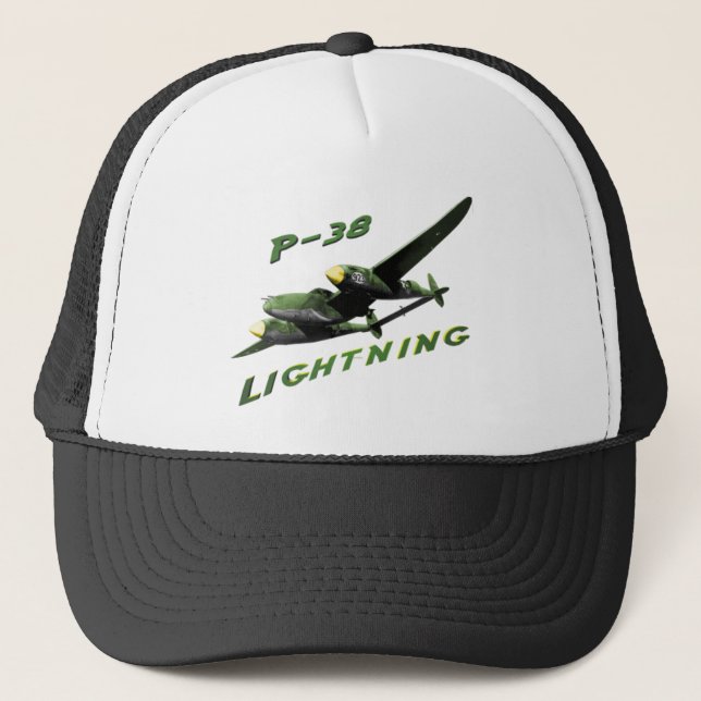 P-38 Lightning Trucker Hat (Front)
