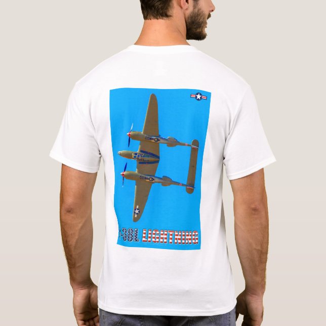 P-38L LIGHTNING T-Shirt (Back)