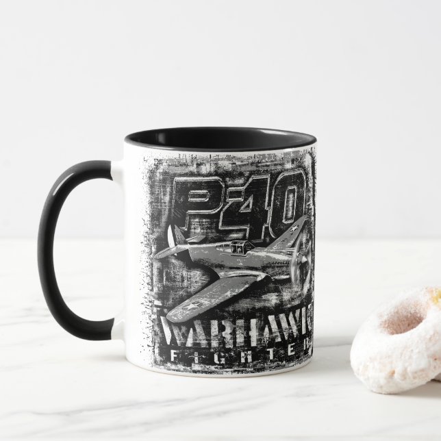 P-40 Warhawk Mug (With Donut)